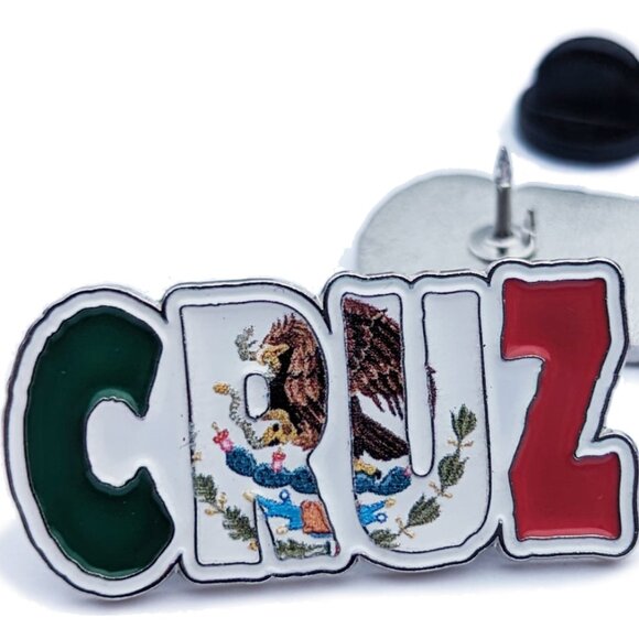 Pin Cruz Pin for Caps Clothing Enamel Badge MTZ Mexican Flag Pin Cruz Mex Flag - Picture 2 of 5